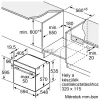 BOSCH HBA571BB4 Serie | 2 Beépíthető sütő 60 x 60 cm Fekete