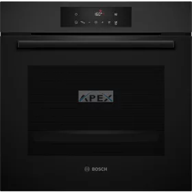   Bosch HBA572EM3 Serie | 4, Beépíthető sütő, 60 x 60 cm, Fekete matt üveg