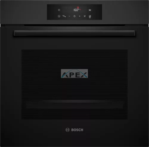 Bosch HBA572EM3 Serie | 4, Beépíthető sütő, 60 x 60 cm, Fekete matt üveg