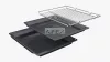 BOSCH HBG7541B1 Serie | 8 Beépíthető sütő 60 x 60 cm Fekete