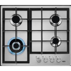 AEG HGB64420SM Beépíthető gáz főzőlap, 60 cm