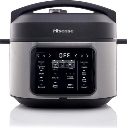 Hisense HMC6SBK Multicooker, 6 l, Inox