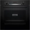 BOSCH HQA534EB3 Serie | 4, Beépíthető sütő gőz funkcióval, 60 x 60 cm, Fekete