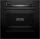 BOSCH HQA534EB3 Serie | 4, Beépíthető sütő gőz funkcióval, 60 x 60 cm, Fekete