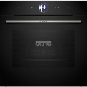   BOSCH HSG7364B1 Serie | 8 Beépíthető sütő gőz funkcióval 60 x 60 cm Fekete