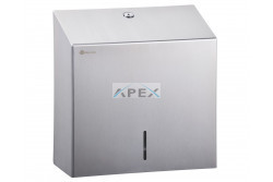 Merida Hajtogatott kéztörlő adagoló maxi, rozsdamentes szálcsiszolt