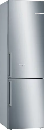 BOSCH KGE398IBP Serie | 6 Szabadonálló, alulfagyasztós hűtő-fagyasztó kombináció 201 x 60 cm Inox