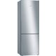 BOSCH KGE49AICA Serie | 6, Szabadonálló, alulfagyasztós hűtő-fagyasztó kombináció, 201 x 70 cm, Inox - könnyű tisztítás, KGE49AICA