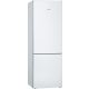 BOSCH KGE49AWCA Serie | 6, Szabadonálló, alulfagyasztós hűtő-fagyasztó kombináció, 201 x 70 cm, fehér, KGE49AWCA