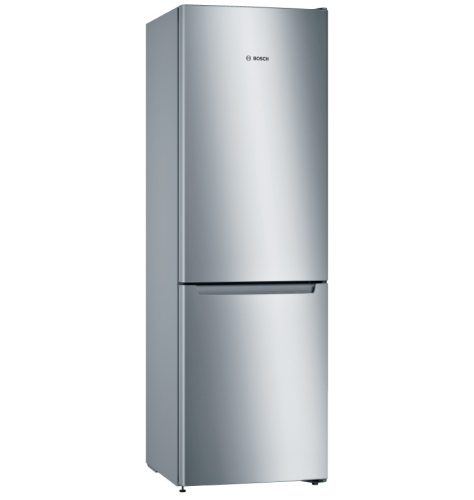 BOSCH KGN36NLEA Serie | 2, Szabadonálló, alulfagyasztós hűtő-fagyasztó kombináció, 186 x 60 cm, Inox-look, KGN36NLEA
