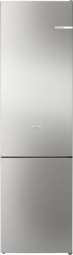 BOSCH KGN392ICF Serie | 4, Szabadonálló, alulfagyasztós hűtő-fagyasztó kombináció, 203 x 60 cm, Nemesacél, KGN392ICF