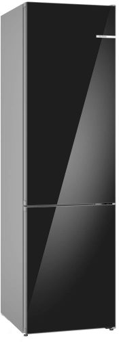 BOSCH KGN39LBCF Serie | 6, Szabadonálló, alulfagyasztós hűtő-fagyasztó kombináció, 203 x 60 cm, fekete, KGN39LBCF
