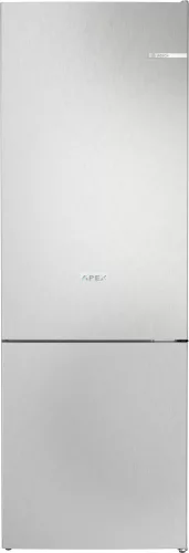 BOSCH KGN492LDF Serie | 4 Szabadonálló, alulfagyasztós hűtő-fagyasztó kombináció 203 x 70 cm Nemesacél kinézet, KGN492LDF