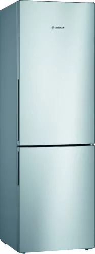 BOSCH KGV36VLEAS Serie | 4, Szabadonálló, alulfagyasztós hűtő-fagyasztó kombináció, 186 x 60 cm, Inox-look, KGV36VLEAS