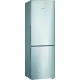 BOSCH KGV36VLEAS Serie | 4, Szabadonálló, alulfagyasztós hűtő-fagyasztó kombináció, 186 x 60 cm, Inox-look, KGV36VLEAS