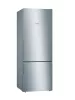BOSCH KGV58VLEAS Serie | 4, Szabadonálló, alulfagyasztós hűtő-fagyasztó kombináció, 191 x 70 cm, Inox-look, KGV58VLEAS