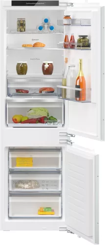 NEFF KI7867FE0 N 50 Beépíthető, alulfagyasztós hűtő-fagyasztó kombináció 177.2 x 54.1 cm Lapos zsanér