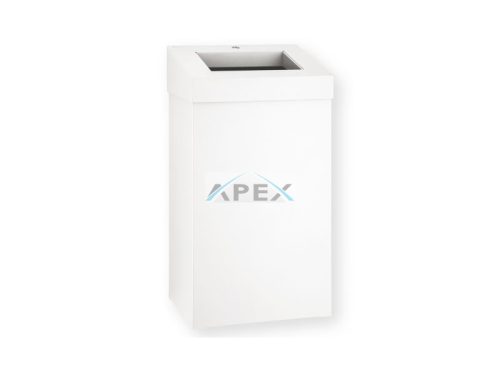 MERIDA KSB108 STELLA WHITE Hulladékgyűjtő, 45L, falra szerelhető, RM, fehér, nyitott