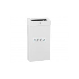   MERIDA COMBO SLIM WHITE Hulladékgyűjtő, 15L, falra szerelhető, nyitott