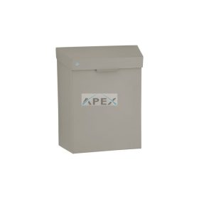   MERIDA KSJ301 STELLA STONE, Intim hulladékgyűjtő, 4,5L, falra szerelhető, rozsdamentes