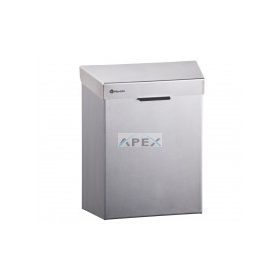   Merida Intim hulladékgyűjtő, 4,5L falra szerelhető, rozsdamentes, szálcsiszolt