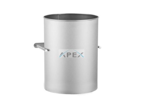 MERIDA KWM101 Pult alá szerelhető hulladékgyűjtő, konzollal, 30L, rozsdamentes, nyitott