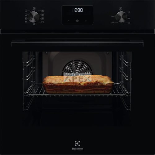 ELECTROLUX LOFGF00BK SurroundCook beépíthető sütő katalitikus öntisztító hátfal/Aqua Clean tisztítással