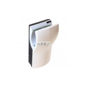   Merida DUALFLOW légpengés kézszárító, fehér ABS műanyag, 1500W