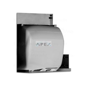   MERIDA M17A-BTM24 Elektromos kézszárító, fém fehér Epoxy, festett 850W SPEEDFLOW PLUS+tükör mögötti RM modul