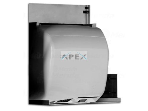 MERIDA M17A-BTM24 Elektromos kézszárító, fém fehér Epoxy, festett 850W SPEEDFLOW PLUS+tükör mögötti RM modul