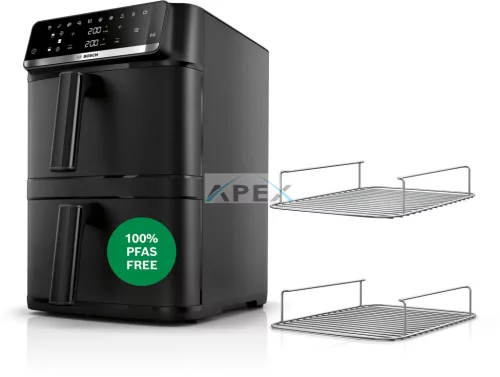 Bosch MAFD661B4 Serie | 6 Két fiókos emeletes Air Fryer 12 L Fekete