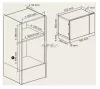 LG MG7Z2593D Mikrohullámú sütő 25l, EasyClean bevonattal