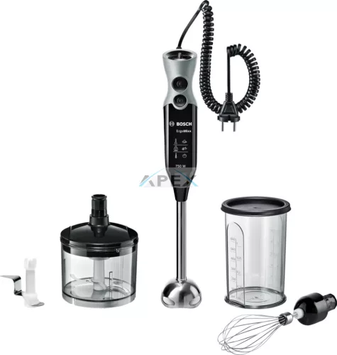 BOSCH MSM67170 Botmixer ErgoMixx 750 W, Fekete