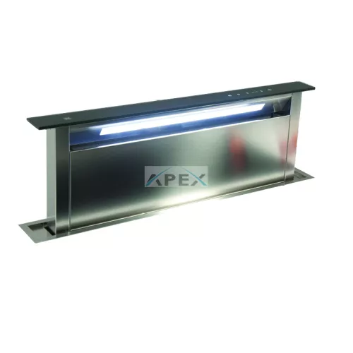 Sirius - Páraelszívó S-DD2 TC/L EM 86 fekete üveg/inox motor nélkül