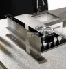 Sirius - Páraelszívó S-DD2 TC/L EM 86 fekete üveg/inox motor nélkül
