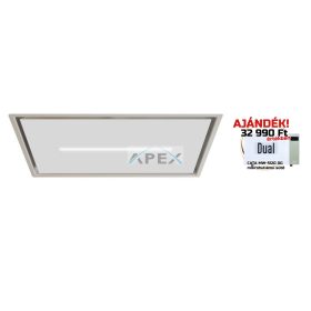   Sirius - Páraelszívó SLT-971 EM 90 cm H 160 TW Fehér üveg motor nélkül + ajándék CATA mikro MW-5120 DG