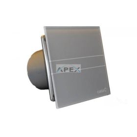   Cata E-100GST ventilátor üveg előlappal, utószellőztető funkcióval, szürke