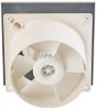 Cata E-150GTH ventilátor üveg előlappal, utószellőztető, alapszellőztető és páraérzékelő funkcióval, fehér
