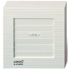   Cata B-10 Matic Timer ventilátor automata előlapzárással, utószellőztető funkcióval