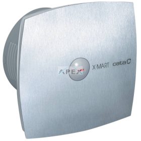   Cata X-Mart 15 Matic Inox ventilátor automata előlapzárással, beépített pillangószeleppel