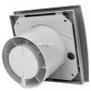 Cata UC-10 Silentis Hygro szürke ventilátor utószellőztető és páraérzékelő funkcióval, fordulatszám állítási lehetőséggel, dekoratív előlappal, pillangószeleppel