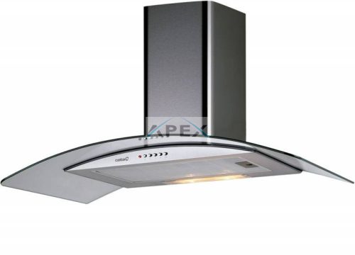 CATA - Páraelszívó C-GLASS 900 LED inox