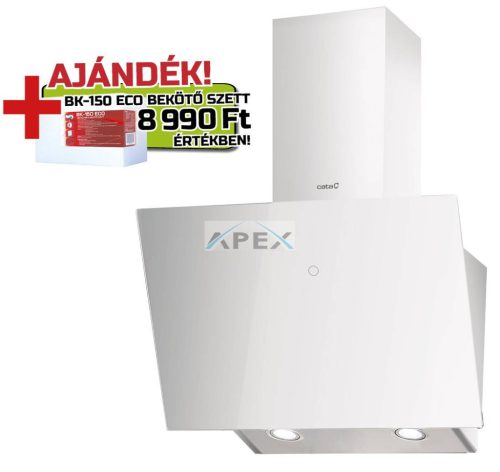 Cata - Páraelszívó LENA 600 XGWH fehér + BK150 ECO bekötő szett