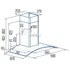 CATA - Páraelszívó GAMMA GLASS 9010 GX - Inox