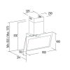 Cata - Páraelszívó RENOVA PURE AIR VNV90 XGBK Hob to Hood