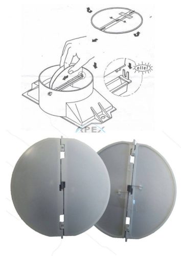 CATA -  Páraelszívó LÉGELZÁRÓ 125 mm