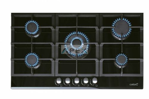 CATA - Beépíthető gázfőzőlap LCI-9041 BK fekete üveg