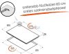 CATA - Beépíthető gázfőzőlap LCI-6031 BK