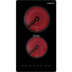CATA - Beépíthető domino kerámia főzőlap TD-3002 BK/B