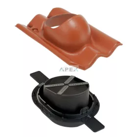   VILPE Vittinge 2K átvezető (2 hullámos), téglavörös - A készlet erejéig rendelhető!